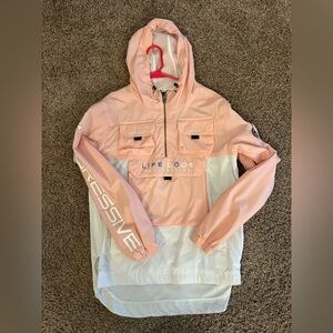 Life Code Progressive Jacket unisex Windbreaker Stone Streetwear Utility Cargo